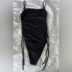 Toluca Alessandra MIDI one piece black onyx swimsuit